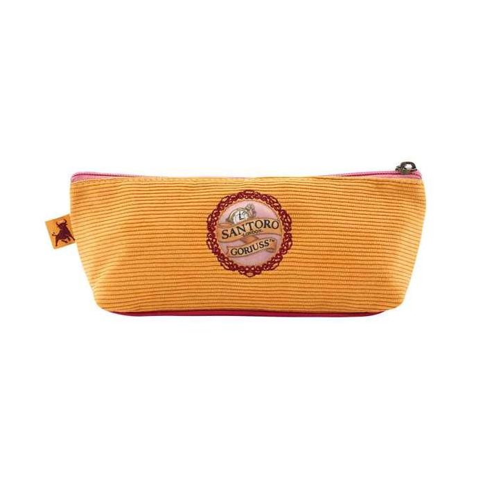 Estuche Escolar Gorjuss Just one second Salmón (22.3 x 8.8 x 5.7 cm)