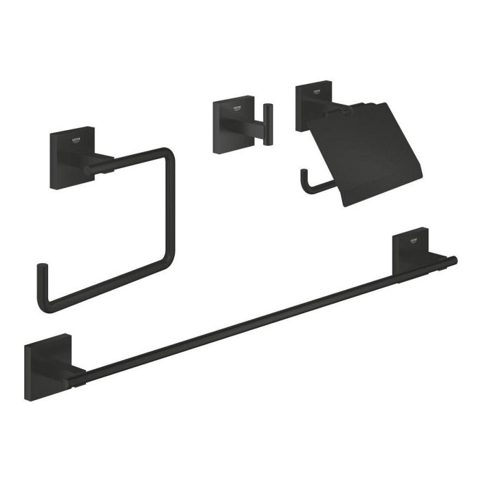 Grohe 411152430 Juego de accesorios 4 en 1 Start Cube Negro mate 5 Grohe 411152430 Juego de accesorios 4 en 1 Start Cube Negro mate 5