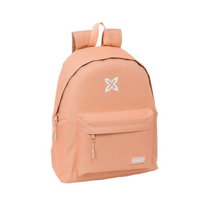 Safta Mochila Munich Basicos "Peach" 33x42x15 cm 0 Safta Mochila Munich Basicos "Peach" 33x42x15 cm 0