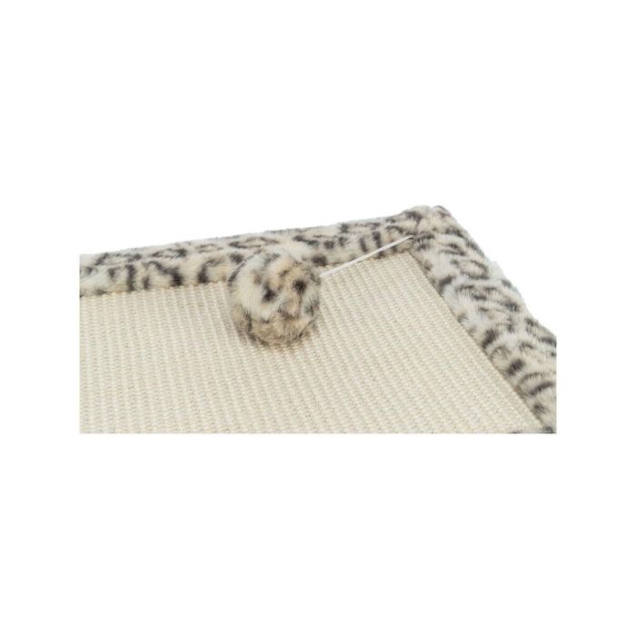 Rascador para Gatos Trixie Leo Crema Poliéster Sisal EVA 55 x 35 cm Alfombra 4