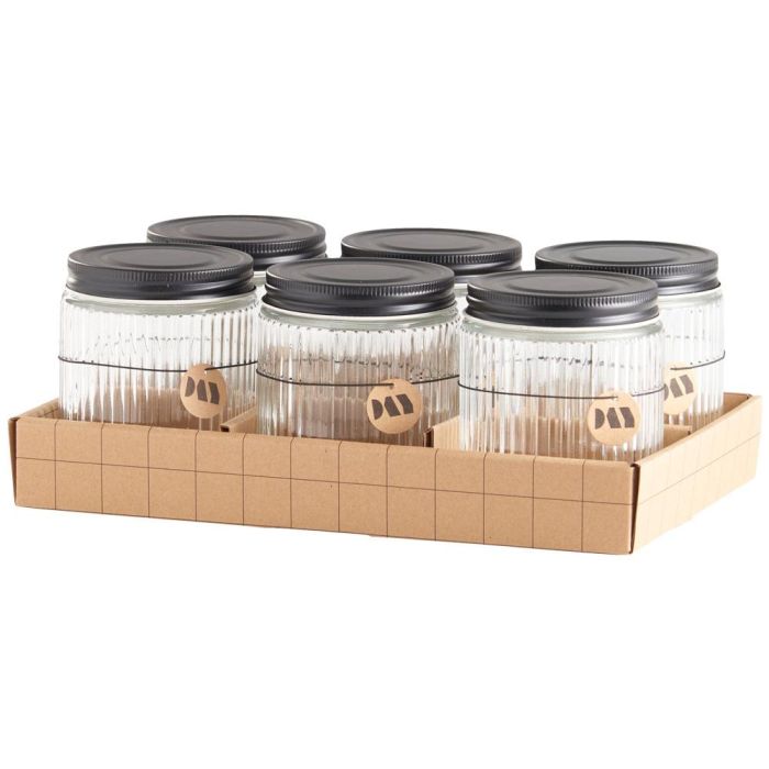 Day Bote de Vidrio con Tapa Rosca, 500 ml 3 Day Bote de Vidrio con Tapa Rosca, 500 ml 3