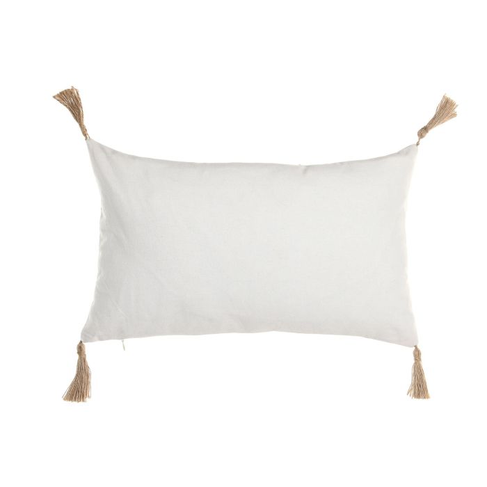 Cojin Boho DKD Home Decor Crudo Natural 50 x 30 cm (2 Unidades) 2 Cojin Boho DKD Home Decor Crudo Natural 50 x 30 cm (2 Unidades) 2