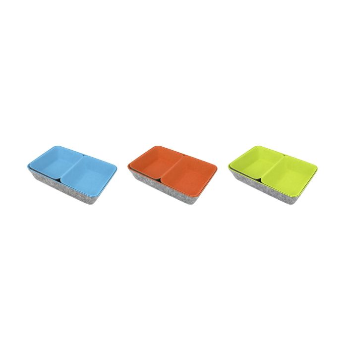 Confortime Set de 3 Organizadores de Fieltro 28x19x6 cm (6 Unidades) 2