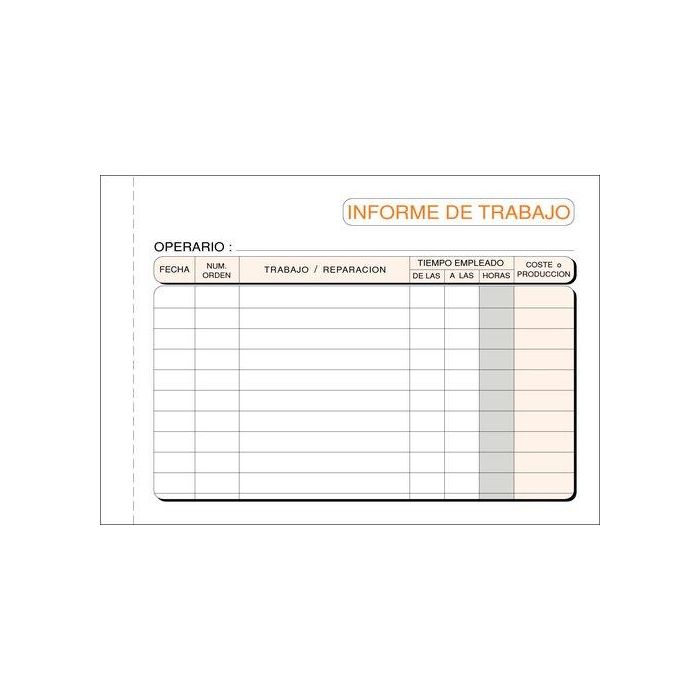 Talonarios Informe Trabajo 8º Apais.Copia (Set de 10)