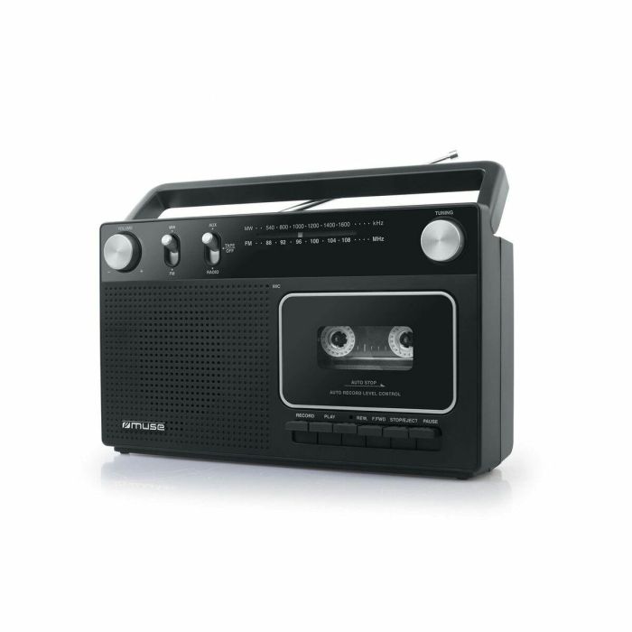 Radio Cassette Muse M-152 RC Negro