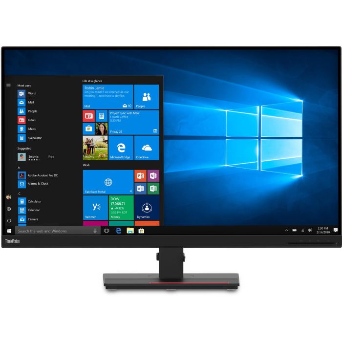 Lenovo ThinkVision T32h-20 Monitor de 32 pulgadas QHD IPS con USB-C, HDMI y DisplayPort, 4ms 11