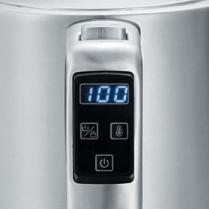 Hervidor SEVERIN WK3418 1,7 L con temperatura ajustable hasta 100 ° C, pasos de 5 ° C, pantalla LCD, sin bisfenol A, base 360 °, acero inoxidable 2 Hervidor SEVERIN WK3418 1,7 L con temperatura ajustable hasta 100 ° C, pasos de 5 ° C, pantalla LCD, sin bisfenol A, base 360 °, acero inoxidable 2