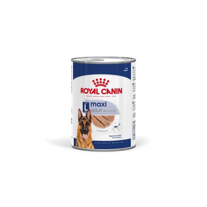 Royal Canin Maxi Adult Pate para perros grandes - 12 latas de 410 g Royal Canin Maxi Adult Pate para perros grandes - 12 latas de 410 g
