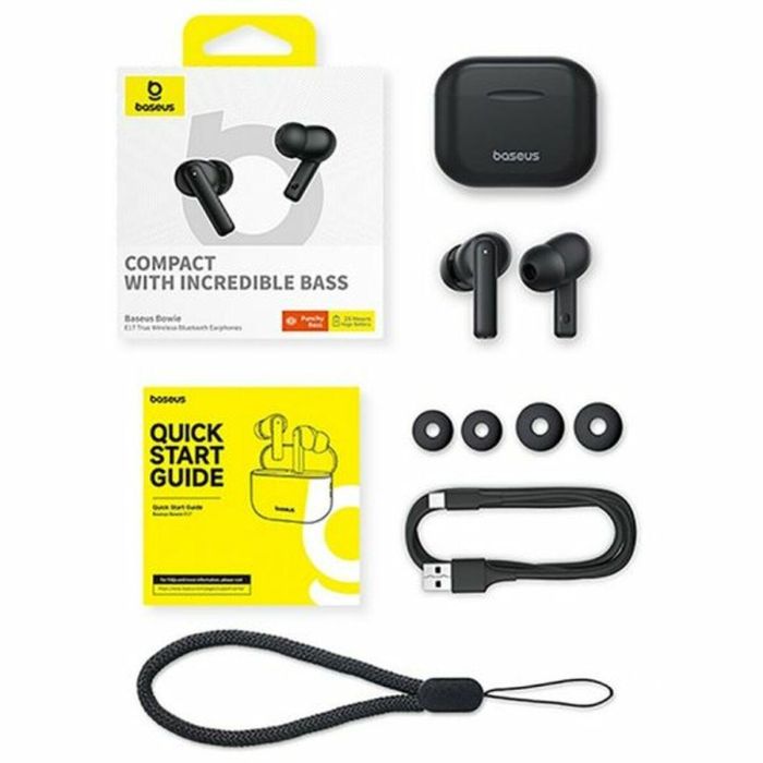 Auriculares Baseus Negro 7