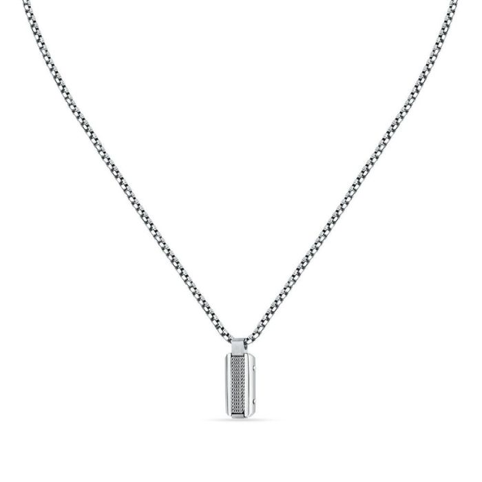 Collar Hombre Sector SZS114 Plateado