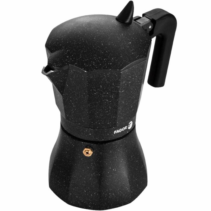 Cafetera Italiana Fagor TIRAMISU 12 Negro Aluminio 12 Tazas 12