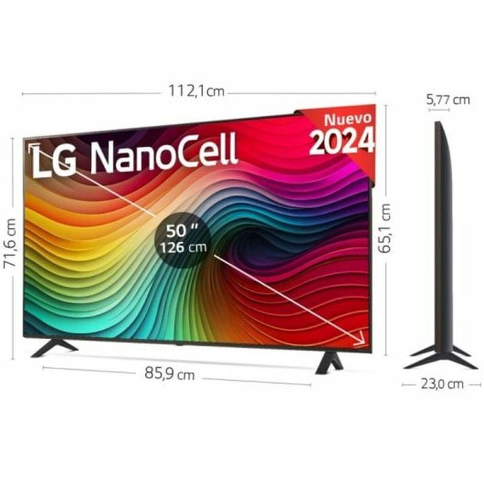 LG 50NANO82T6B Televisor NanoCell 50" (127cm) 4K Ultra HD Smart TV WebOS HDR Wifi Bluetooth Negro 8 LG 50NANO82T6B Televisor NanoCell 50" (127cm) 4K Ultra HD Smart TV WebOS HDR Wifi Bluetooth Negro 8