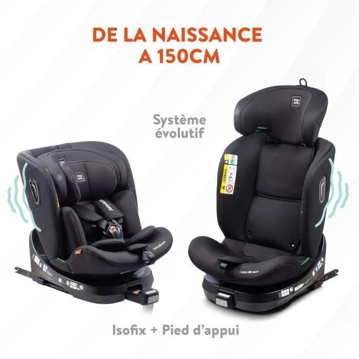 Silla de coche - BABYAUTO - AITANA GRIS ANTRACITA - Desde el nacimiento hasta los 12 años - 0-36 kg - I-Size - ISOFIX - Giratoria 360° - ECE R129 2 Silla de coche - BABYAUTO - AITANA GRIS ANTRACITA - Desde el nacimiento hasta los 12 años - 0-36 kg - I-Size - ISOFIX - Giratoria 360° - ECE R129 2