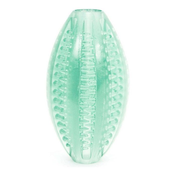 Gloria Pelota Dental Rugby TPR 9 cm para Perro Juguete Mordedor Limpieza