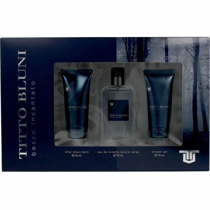 Titto Bluni Bosco Incantato Lote Hombre Eau de Toilette 75ml, After Shave 75ml y Gel Ducha 75ml - Set 3 Piezas Titto Bluni Bosco Incantato Lote Hombre Eau de Toilette 75ml, After Shave 75ml y Gel Ducha 75ml - Set 3 Piezas