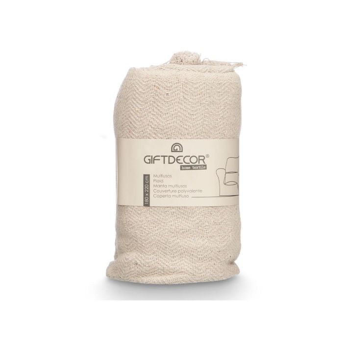 Mantel Multiusos Pompon Natural 180x220 cm - Giftdecor (8 Unidades) 2
