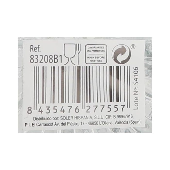 Botella de vidrio para licor Times 1L - La Mediterranea (6 Unidades) 1 Botella de vidrio para licor Times 1L - La Mediterranea (6 Unidades) 1