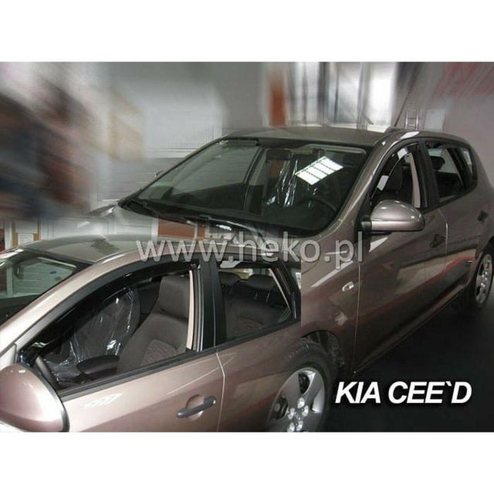 Heko HO20135 Deflectores de Viento Frontales para Kia Cee'D I 5D (2007-2012) Plexiglás ahumado, 7.5cm ancho, fácil instalación 1 Heko HO20135 Deflectores de Viento Frontales para Kia Cee'D I 5D (2007-2012) Plexiglás ahumado, 7.5cm ancho, fácil instalación 1