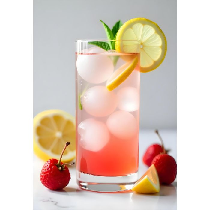 Inde Cubitera Flexible de Silicona Roja para 6 Cubitos de Hielo, 18 x 12.5 x 4.75 cm (24 Unidades)