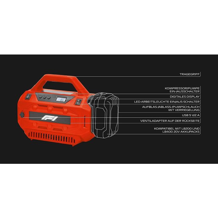 Compresor Híbrido Hi700 20 V F110782 1 Compresor Híbrido Hi700 20 V F110782 1