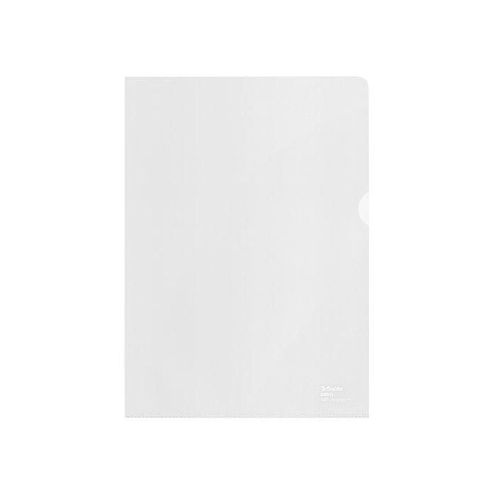 Dosier Angulo Recto Esselte Recycle Pp Reciclado 100Μ A4 Piel Naranja Transparente Paquete De 20