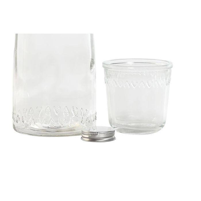 Botella Basicos DKD Home Decor Transparente 10.3 x 26 x 10.3 cm Set de 2 1