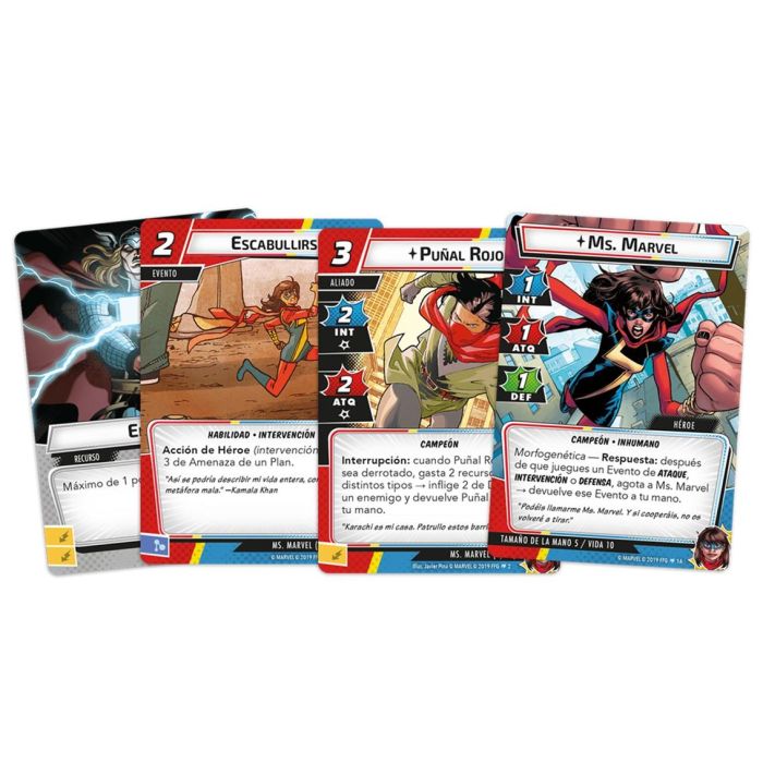 Fantasy Flight Games Marvel Champions Ms. Marvel MC05ES Juego de Cartas 1