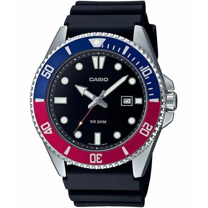 Casio CAS4549526323997 Reloj Colección Hombre Negro Acero Resistencia al Agua 20 Bares