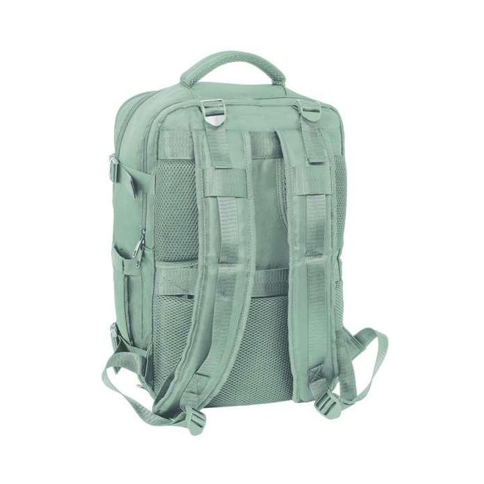 Mochila Escolar Safta Verde pastel Azul 1