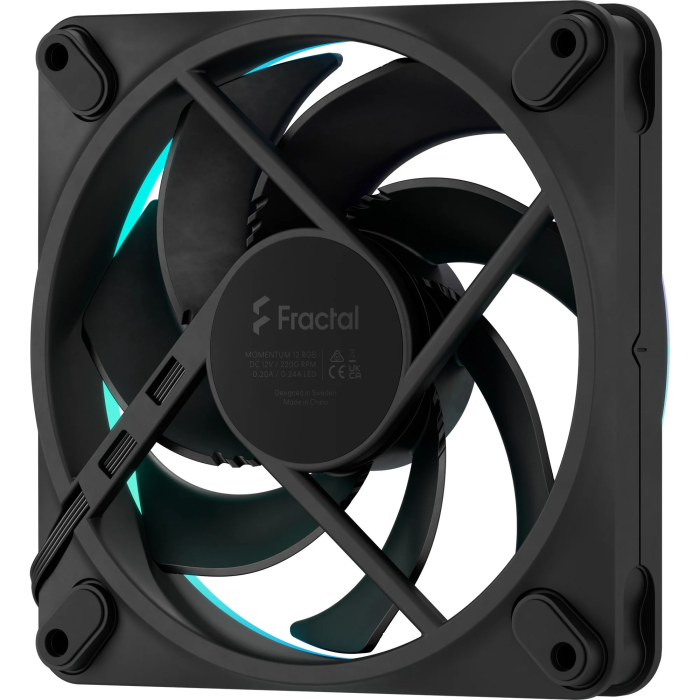 Fractal Design FRA7340172708926 Ventilador para PC Momentum 12 RGB, 3 Paquetes, FDB, Anillo de Luz ARGB Gen 2, Control PWM 3 Fractal Design FRA7340172708926 Ventilador para PC Momentum 12 RGB, 3 Paquetes, FDB, Anillo de Luz ARGB Gen 2, Control PWM 3