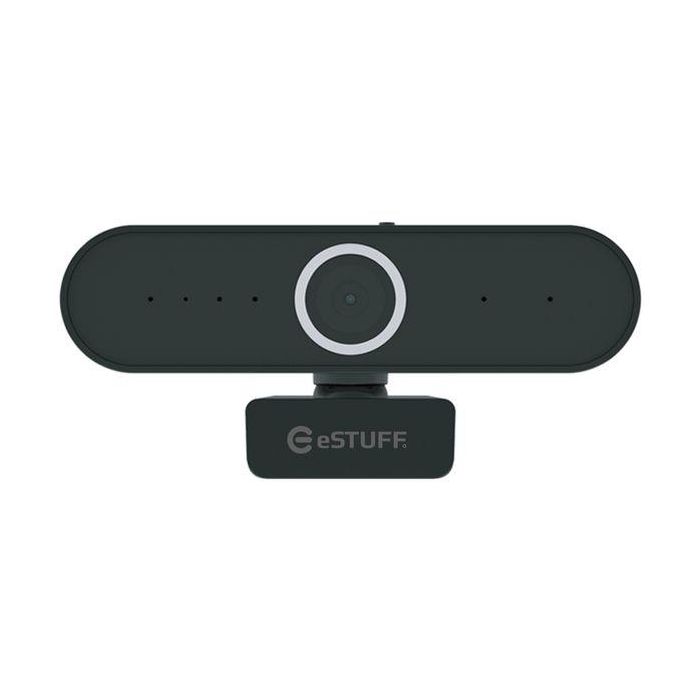 eSTUFF G625 Cámara Web HD 1080p con Micrófono Cancelación Ruido y Obturador de Privacidad para Videollamadas y Streaming