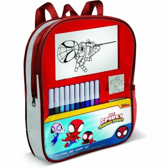 Mochila llena - MULTIPRINT - 24135 - 4 sellos de Spidey y sus amigos