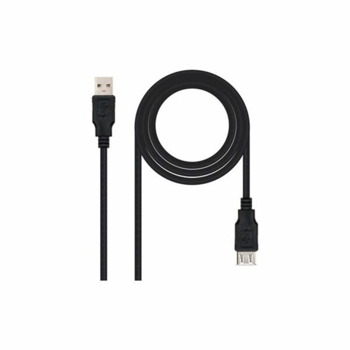 Cable USB NANOCABLE 8433281002999 3 M Negro 3 Cable USB NANOCABLE 8433281002999 3 M Negro 3