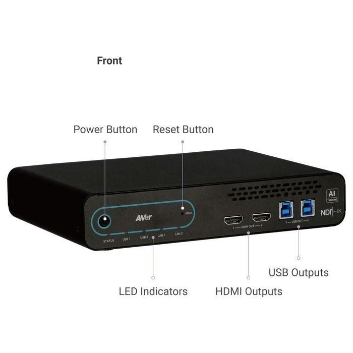 AVer Common Accesories Mt300N (61B31A0001AC) Matrix And Audio Tracking Box. Usb/Hdmi/Rtsp/Ndi In/Out 6 AVer Common Accesories Mt300N (61B31A0001AC) Matrix And Audio Tracking Box. Usb/Hdmi/Rtsp/Ndi In/Out 6