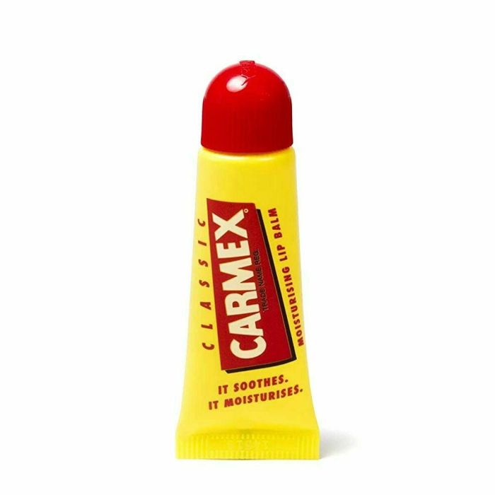 Carmex Bálsamo Labial Clásico Tubo 10 gr Hidratante y Reparador para Labios Radiantes