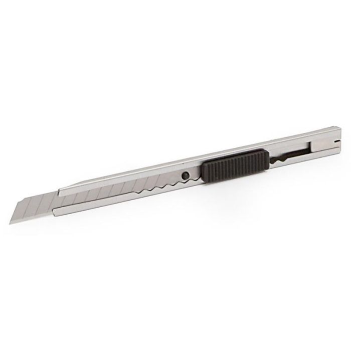 Tajima LC-301 Cutter 9mm Bloqueo Automático Inoxidable con 2 Cuchillas de Recambio