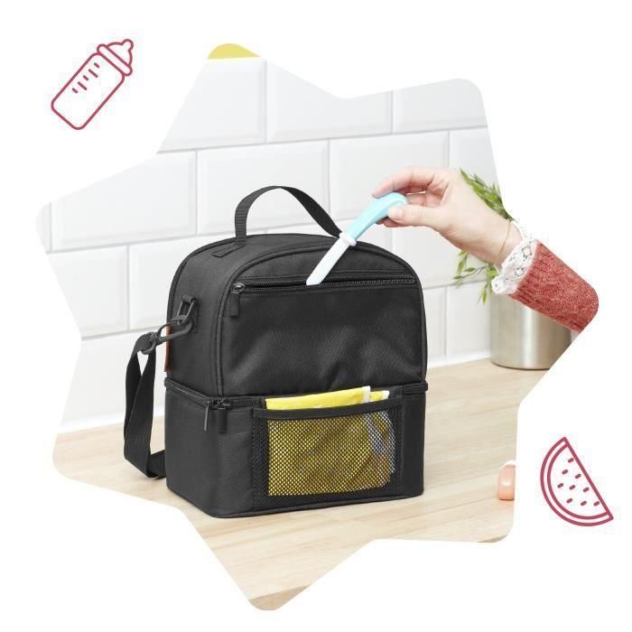BADABULLE Bolsa de almuerzo aislada Pick & Go con múltiples bolsillos 4 BADABULLE Bolsa de almuerzo aislada Pick & Go con múltiples bolsillos 4