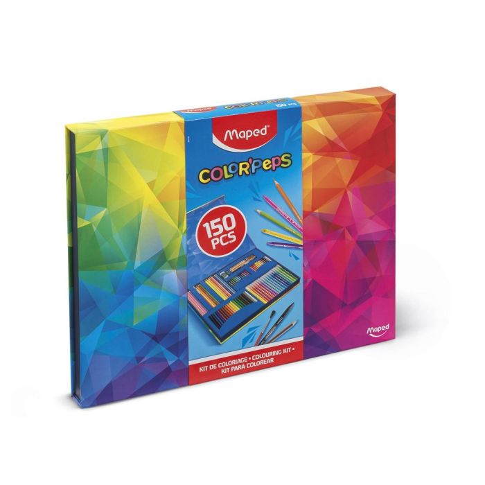 Estuche Pintura Maped Color Peps Kit De 150 Piezas Surtidas