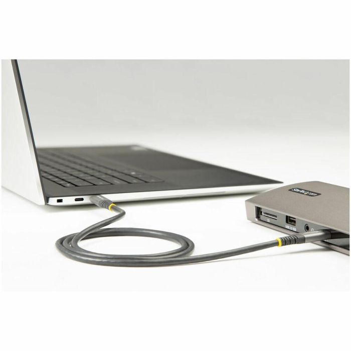 Cable USB C Startech USB315CCV2M Negro/Gris 2 m 3 Cable USB C Startech USB315CCV2M Negro/Gris 2 m 3