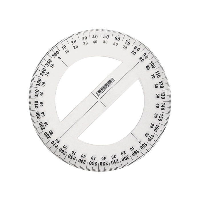 Liderpapel Círculo de plástico transparente 10 cm 2