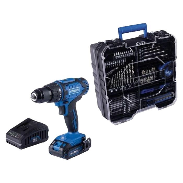 Taladro/destornillador inalámbrico IXES 20V + 1 batería de 2 Ah, cargador, caja con 74 accesorios - C-DTB74/1-X Taladro/destornillador inalámbrico IXES 20V + 1 batería de 2 Ah, cargador, caja con 74 accesorios - C-DTB74/1-X