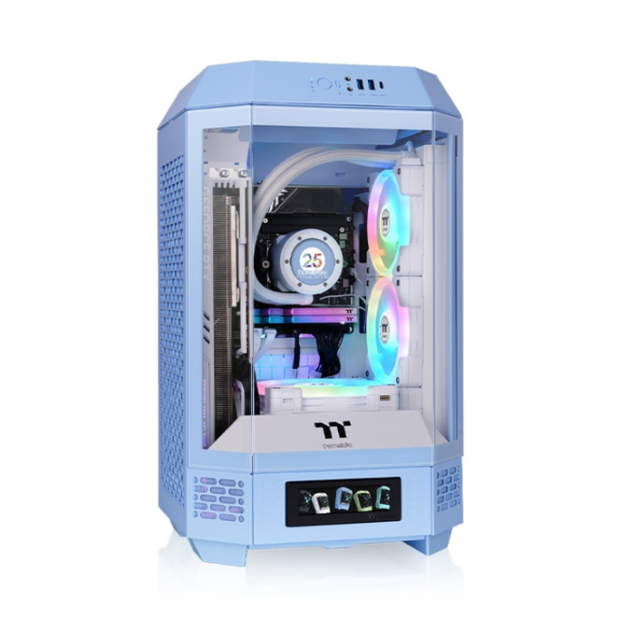 Thermaltake The Tower 250 Hydrangea Blue Mini Tower Azul Thermaltake The Tower 250 Hydrangea Blue Mini Tower Azul