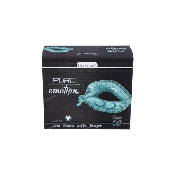 DRASANVI Pure Emotion Mujer 60 Cápsulas. Mejora deseo sexual y energía, equilibra actividad hormonal, reduce fatiga.
