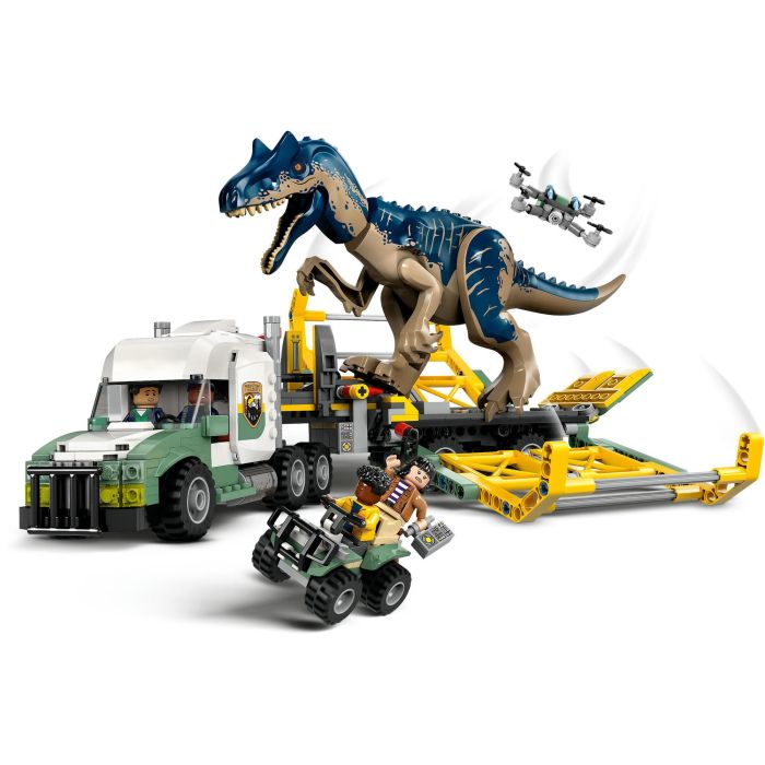 LEGO 76966 Jurassic World Dinosaurier-Missionen: Allosaurus-Transporter, Set de Construcción de Dinosaurios 3