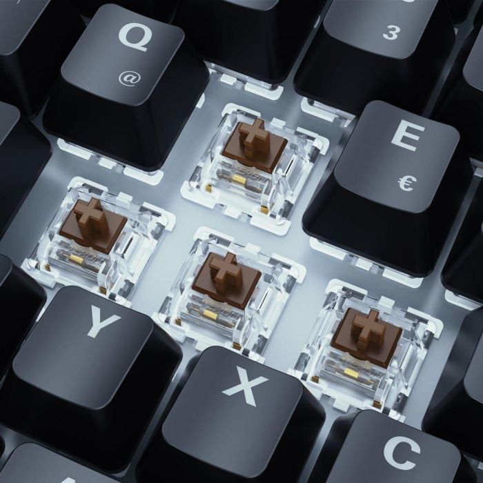 Sharkoon SKILLER SGK50 S3 (schwarz. DE-Layout. Gateron Brown) 2 Sharkoon SKILLER SGK50 S3 (schwarz. DE-Layout. Gateron Brown) 2