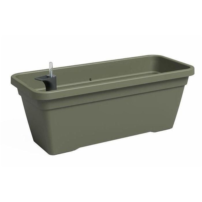Artevasi 5600442838800 Jardinera Rectangular de Plástico Verde Seco, L77,9 x P24 x H22cm Artevasi 5600442838800 Jardinera Rectangular de Plástico Verde Seco, L77,9 x P24 x H22cm