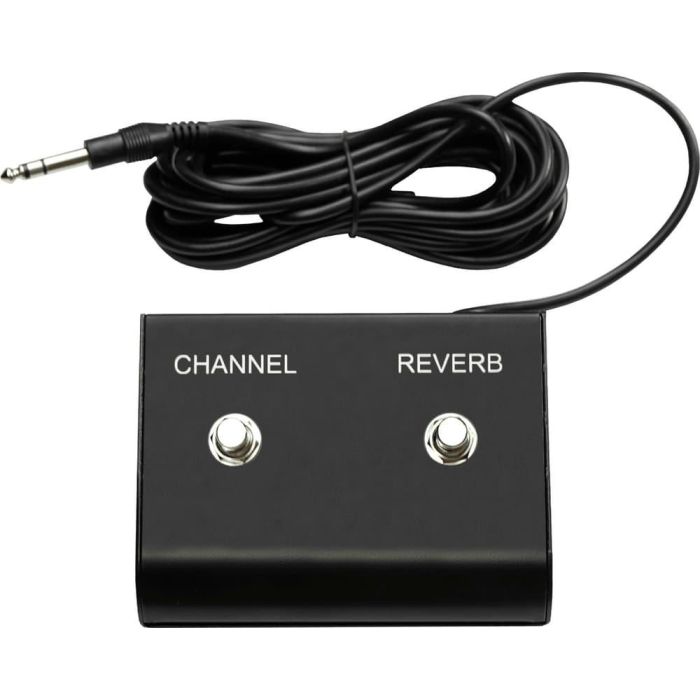 Hiwatt Fs201 Pedal Footswitch para Amplificador de Guitarra, Conmutador de Canal y Reverb, Compatible con Hiwatt Leeds y Válvulas