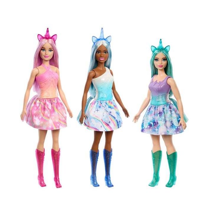 Muñeca barbie unicornio. cada muñeca lleva un look de colores brillantes. - modelos surtidos 4 Muñeca barbie unicornio. cada muñeca lleva un look de colores brillantes. - modelos surtidos 4