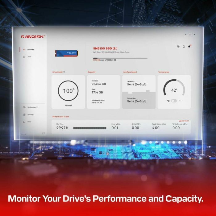 Disco Duro Western Digital WDS100T5B0E 1 TB SSD 6