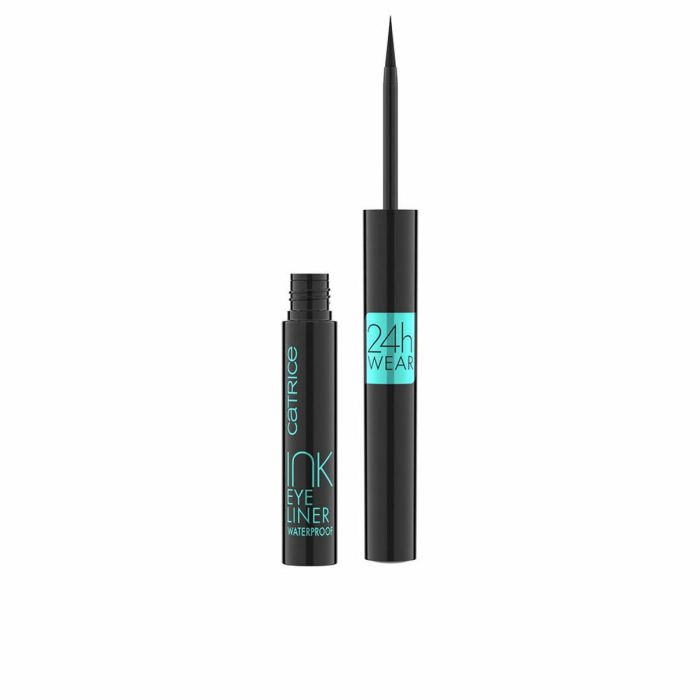 Catrice #010 INK Delineador de Ojos Líquido Saty in Black, Resistente al Agua 24h, Punta Precisión Ultrafina, Negro, 1,7 ml